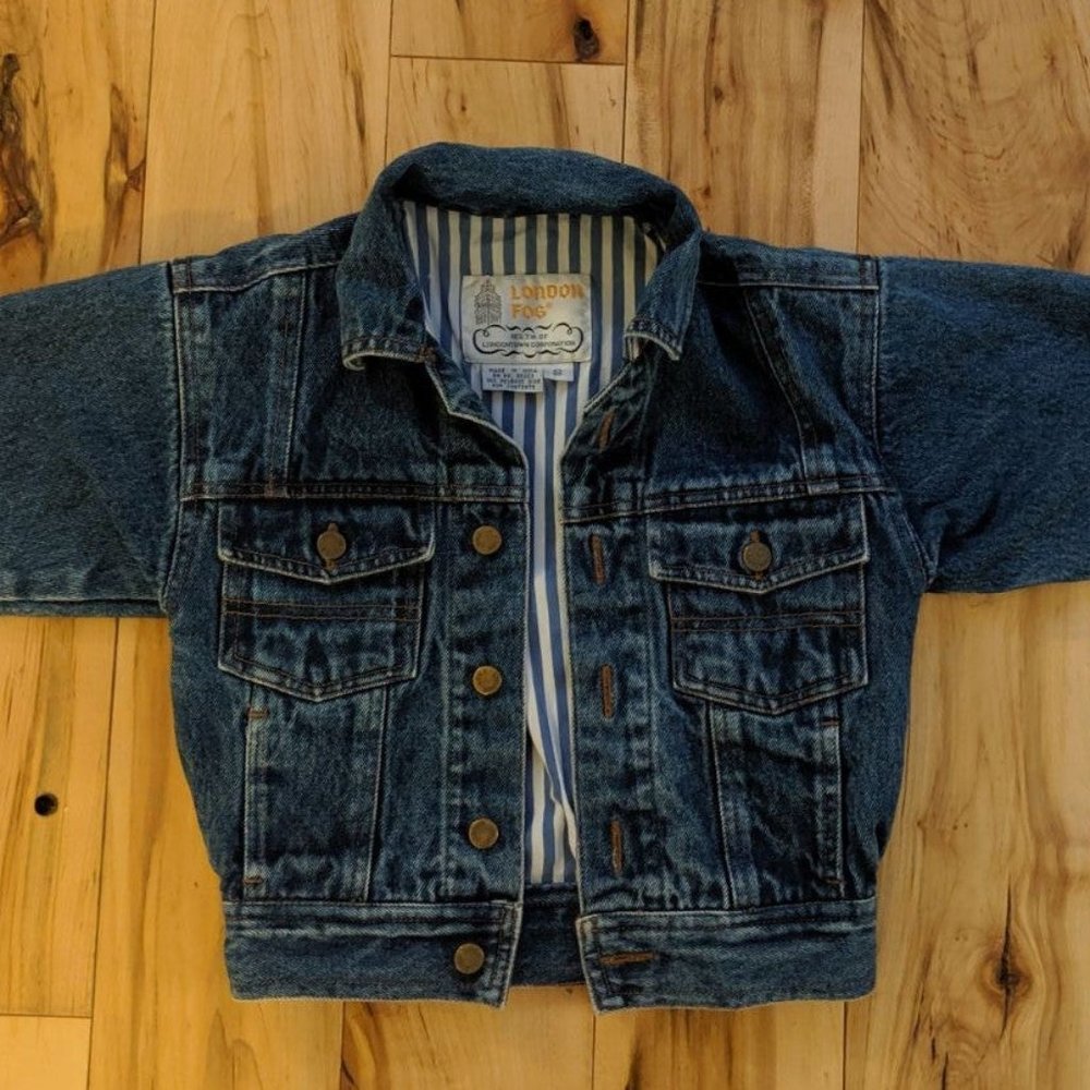 London Fog like new Jean jacket